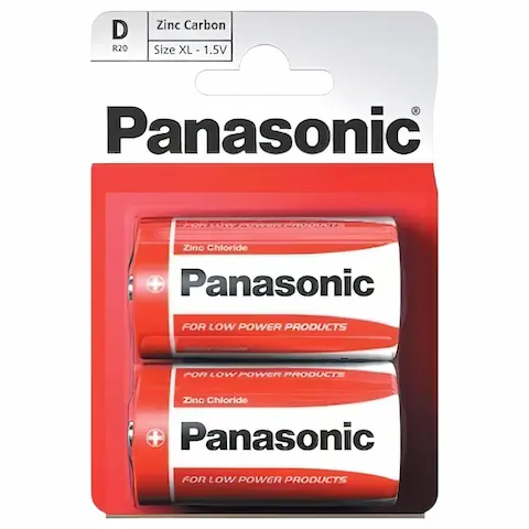 Panasonic – baterie R14 C – balení 2 ks