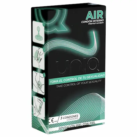 Uniq Air – dámský tenký kondom – 3 ks