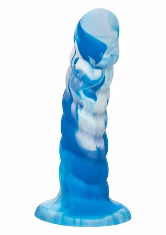 Silikonové dildo CalExotics Twisted Ribbed Probe