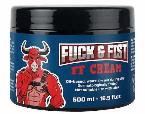 Fuck & Fist FF Cream 500 ml, hybridní lubrikant pro fisting s ricinovým olejem