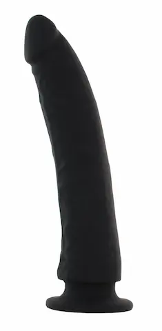 BASIC X Elio silikonové dildo s přísavkou černé
