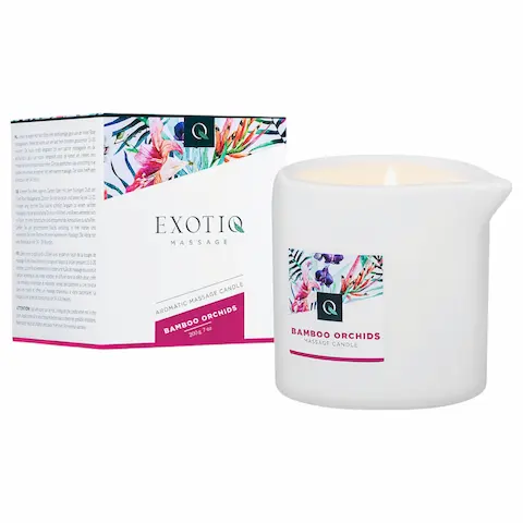Exotiq Bamboo Orchids – masážní svíčka (200 g)