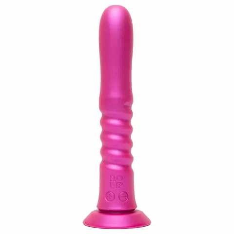 ROMP Jiggle – tlačný vibrátor s přísavkou (růžový)