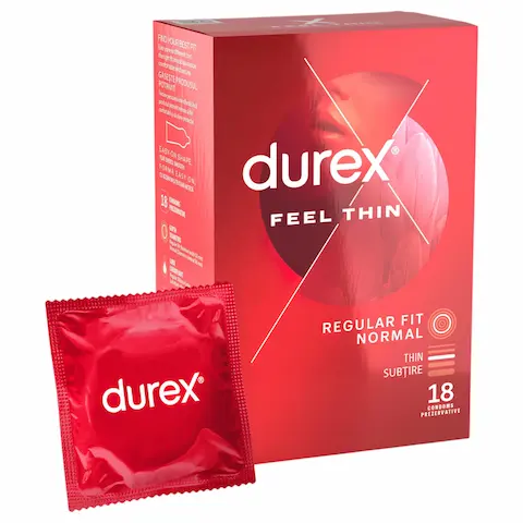 Durex – kondomy – ultra tenké pro přirozený pocit – 18 ks