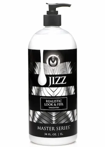 Master Series Jizz Unscented 1000 ml, lubrikant na vodní bázi s konzistencí spermatu