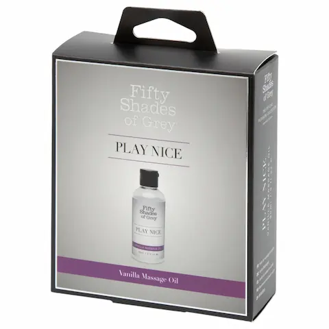 Padesát odstínů šedi Play Nice – smyslný masážní olej s vůní vanilky (90 ml)
