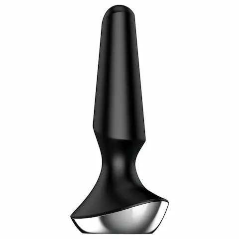Satisfyer Plug-ilicious 2 – anální vibrátor ovládaný aplikací (černý)