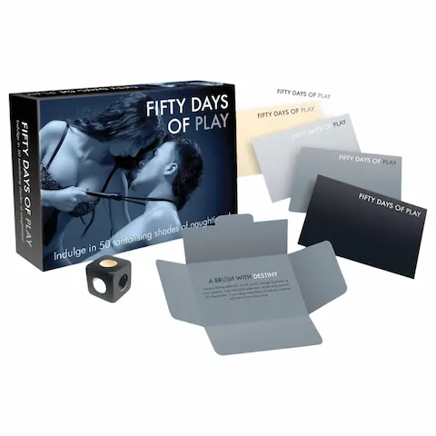 FIFTY DAYS OF PLAY – erotická společenská hra – anglicky