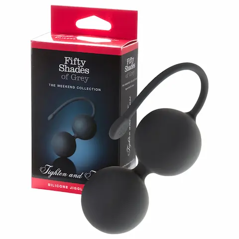 Fifty Shades of Grey – venušina kulička pro posílení pánevního dna – šedá