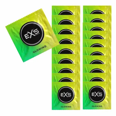 EXS Glow kondomy 20 ks