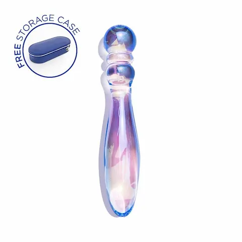 Biird Cecii dildo z borosilikátového skla 16 x 3 cm