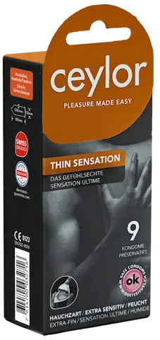 Ceylor Single: Thin Sensation 9 pcs