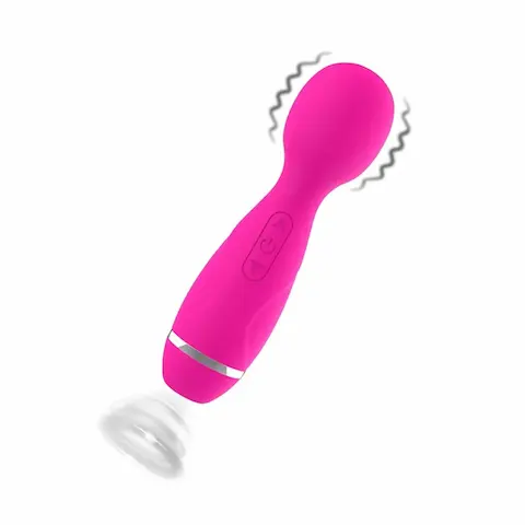 BASIC X Becky masážní hlavice s podtlakovým stimulátorem 2v1 růžová