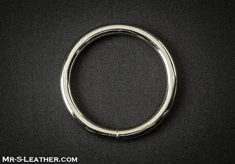 Mr. S Leather Metal O Cock Ring 3″, O-ring pro strap-on postroje