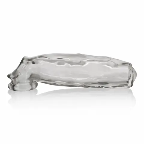 Návlek na penis Oxballs Miguel průhledný, návlek pro zvětšení penisu 19,5 x 6 cm