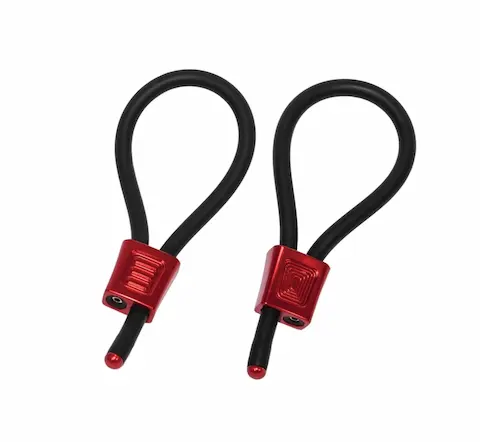 ElectraStim EM3156 Prestige ElectraLoops Adjustable Cock Rings, dvě unipolární elektrody na penis a varlata