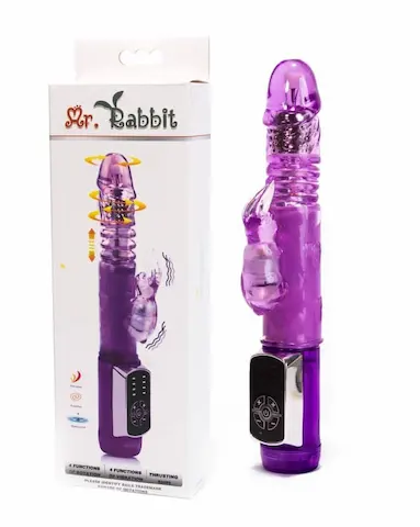 Fialový vibrátor Mr. Rabbit