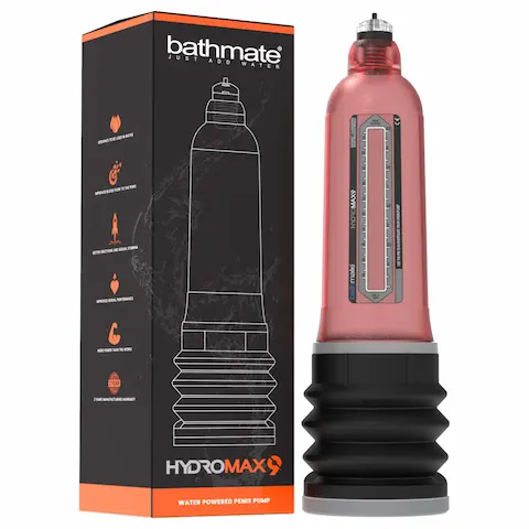 Bathmate Hydromax9 – hydropumpa (červená)