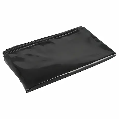 Fetish – vinylové sexuální ložní prádlo (černé, 135×200 cm)