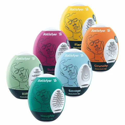 Satisfyer Egg Set – sada masturbátorů vajíčko – 6 kusů