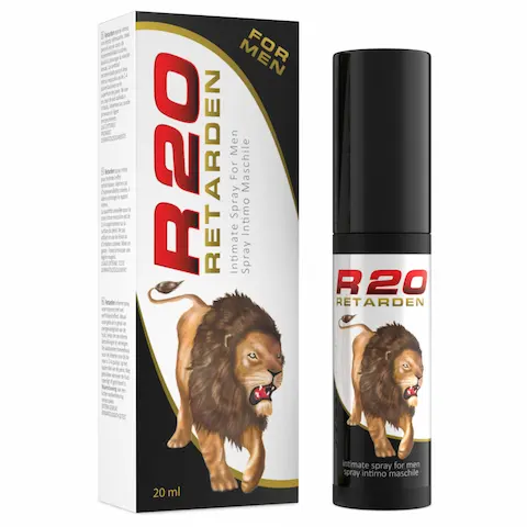 Intimateline R20 – chladivý zpožďovací sprej pro muže (20 ml)