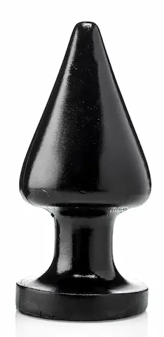 Xtrem Mission Blast, velký černý vinylový anální kolík 25 x 2,5–11,5 cm