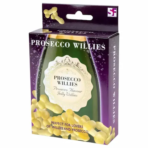 Prosecco Willies – želé v podobě penisů s příchutí prosecca (120 g)