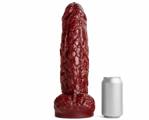 Mr. Hankey’s Toys The Theeng XXL, prémiové silikonové dildo s Vac-U-Lock 37 x 7,9–9,6 cm