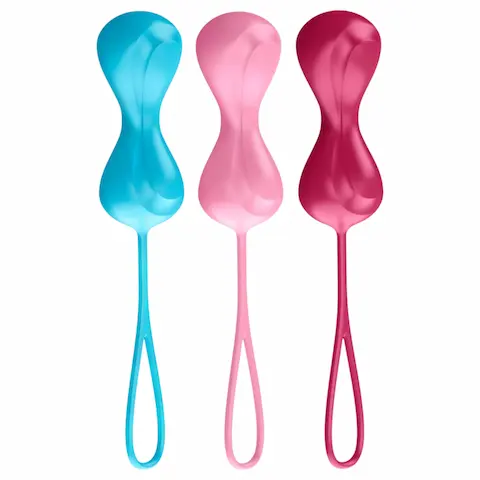 Satisfyer – venušiny kuličky set – pohyblivé kuličky – 3 ks