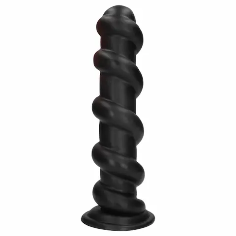 Ouch! Hole Driller – obří anální kolík (černý) – 31,5 cm