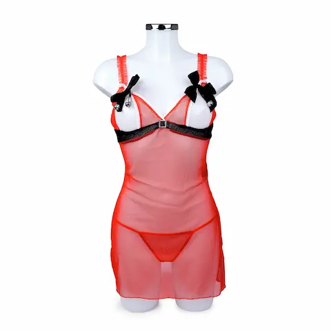 Košilka – Peek a boo Mesh Chemise