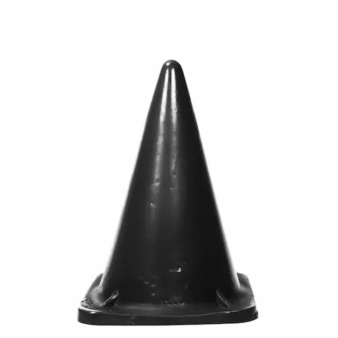 All Black AB35, černý anální kolík 30 x 3,5–18 cm