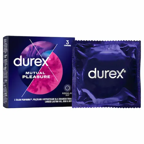 Durex Mutual Pleasure – zpožďovací kondom (3 ks)