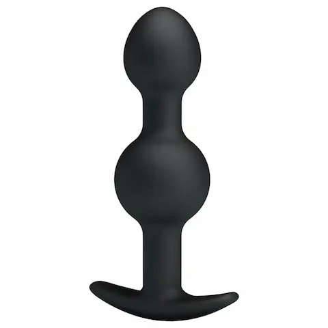 Pretty Love – anální dildo s vnitřní kuličkou – černé