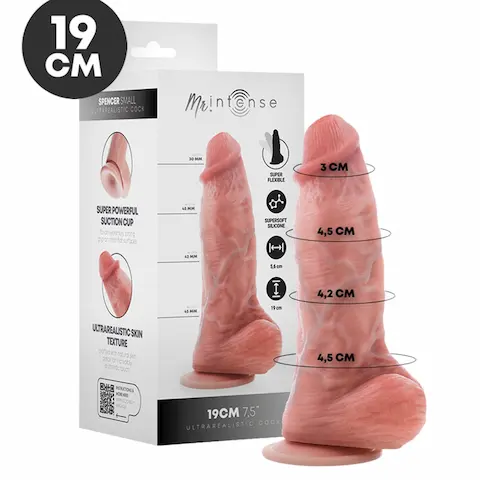 Small Spencer realistické dildo 19 cm
