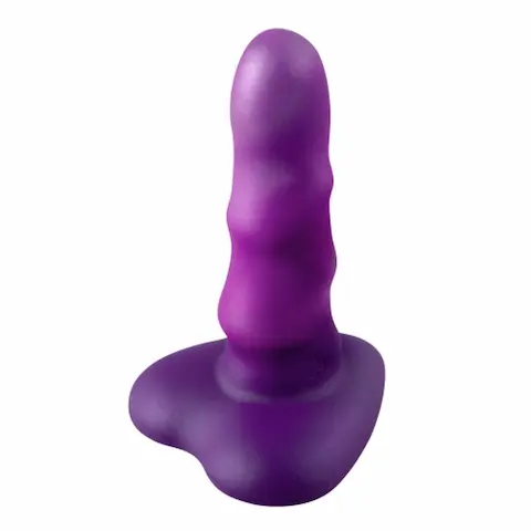 Lola Games Flow Unicorn Mini Purple silikonové dildo jednorožce