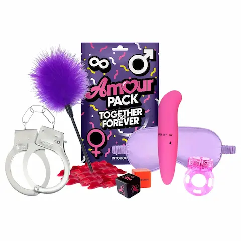Amour Pack Together – sada pro začátečníky s vibrátorem – 7 dílů