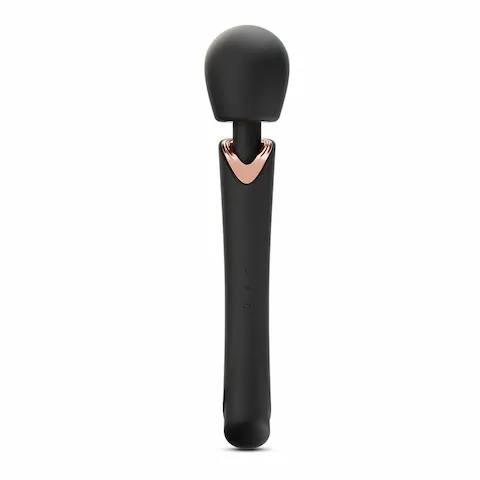 CRUSHIOUS HOLLY RECHARGEABLE WAND MASSAGER BLACK