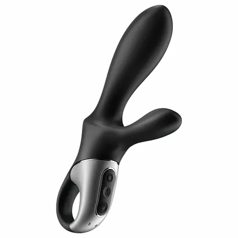 Satisfyer Heat Climax+ – anální vibrátor s ohřevem ovládaný aplikací (černý)