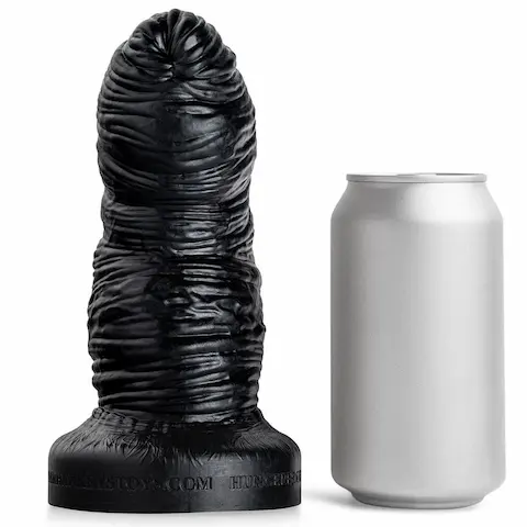 Mr. Hankey’s Toys HungerFF Small, prémiové silikonové dildo s Vac-U-Lock 18,4 x 5,5–6,7 cm
