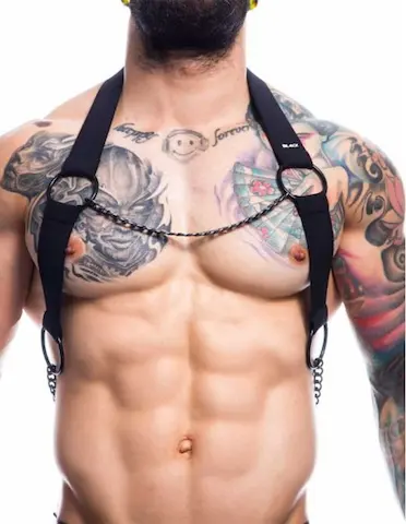 H4RNESS by C4M Black Chain Harness
