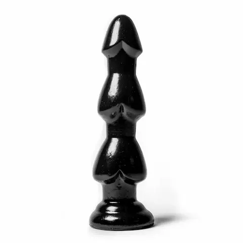 Mister B WAD Thermal Detonator Black S, černé anální dildo 21,5 x 4,2–5,5 cm