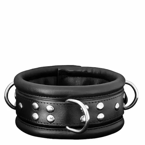 Kožený obojek Slave4master Supreme Collar