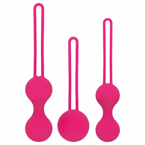 Easytoys – venušiny kuličky sada – 3 kusy – růžové