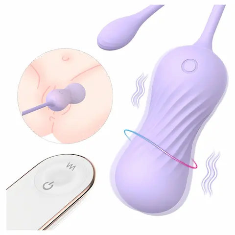 Sex HD Twist Egg – vibrační vajíčko s přirážením – fialové