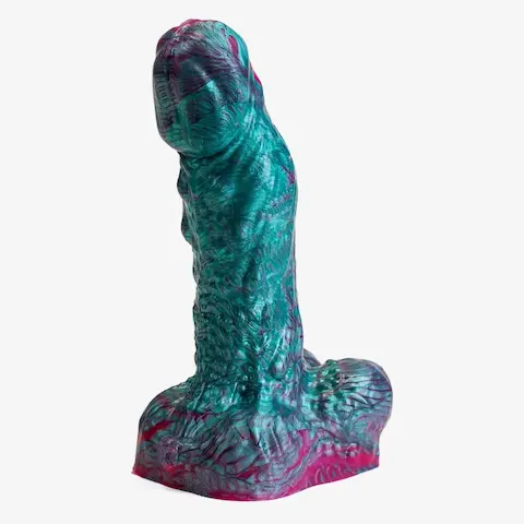 Uncover Creations The Alien III Large, prémiové silikonové dildo 22 x 5–5,8 cm