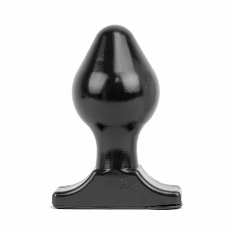 All Black AB72, černý anální kolík 16 x 7,8 cm