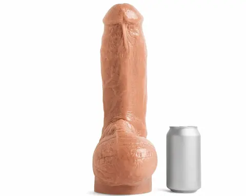 Mr. Hankey’s Toys Ethan Sinns XXL, prémiové silikonové dildo s Vac-U-Lock 36 x 7,4–8,7 cm