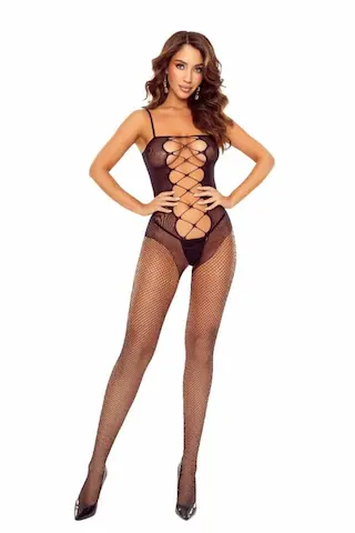 Passion bodystocking BS124 černý