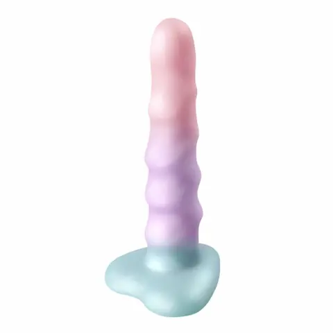 Lola Games Lola Flow Unicorn 17 cm silikonové dildo s vroubky